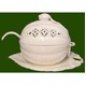 Leeds Pottery Creamware Pierced Melon Terrine&hellip;