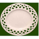 Leeds Pottery Creamware Pierced Lattice Plate